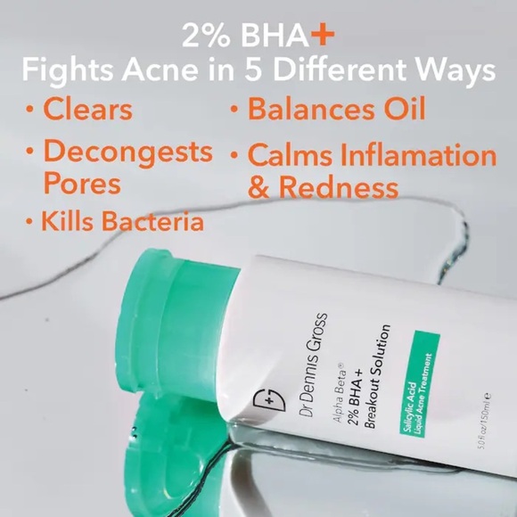 🆕 DR DENNIS GROSS Skincare Alpha Beta® 2% BHA + Breakout Solution 150 mL NWOB - Picture 8 of 13